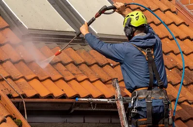Démoussage et hydrofuge de toiture à Chapeiry